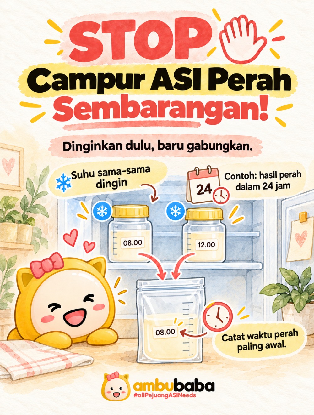 STOP Campur ASI Perah Sembarangan! Boleh Dicampur, Asal Paham 2 Syarat Ini! STOP Campur ASI Perah Sembarangan! Boleh Dicampur, Asal Paham 2 Syarat Ini!