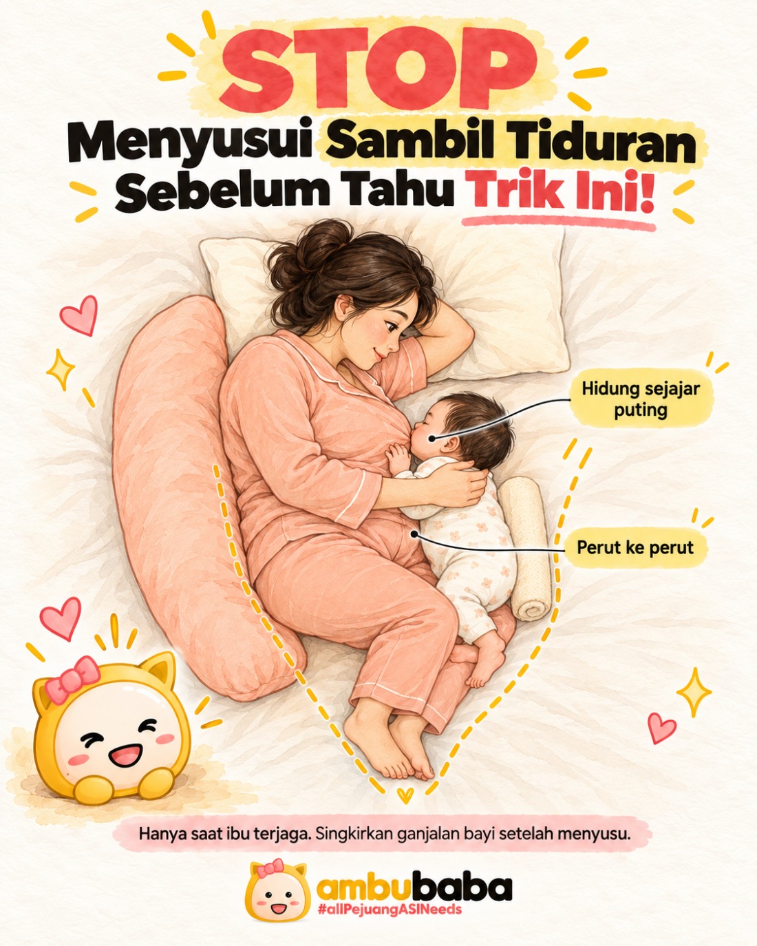 STOP Menyusui Sambil Tiduran Sebelum Tahu Trik Ini!