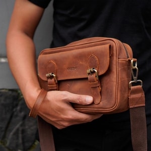 Slingbag Leather NUSAE 2 in 1
