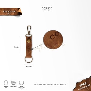 Coppo Leather Keychain
