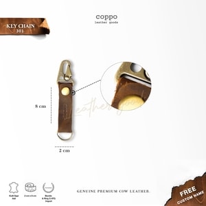 Coppo Leather Keychain