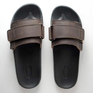 Coppo  Sandal Slide Leather Velcro