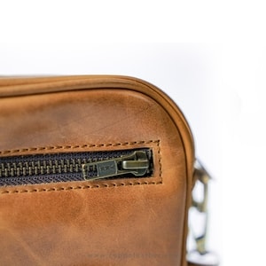 Handbag Pouch Leather Nuhade