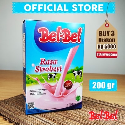 Susu Bel-Bel Rasa Stroberi