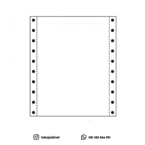 continuous form kertas 1 ply