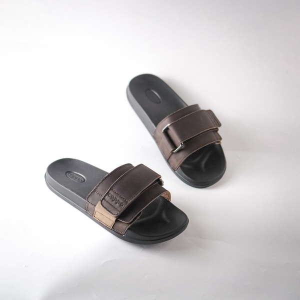 Coppo  Sandal Slide Leather Velcro