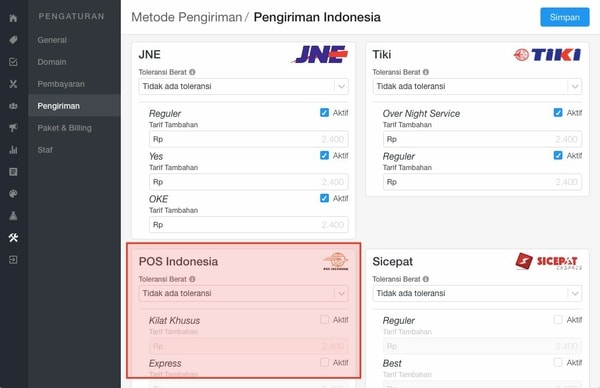 Kurir Baru POS Indonesia