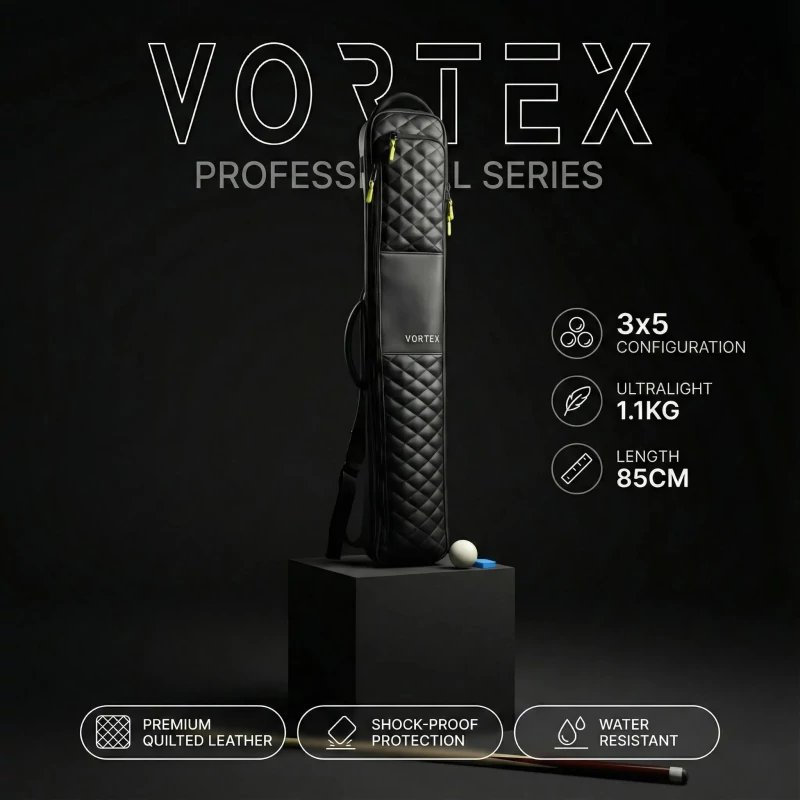 VORTEX cue case dipakai di billiard hall