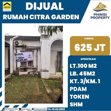 Dijual Rumah di Citra Garden, Gowa