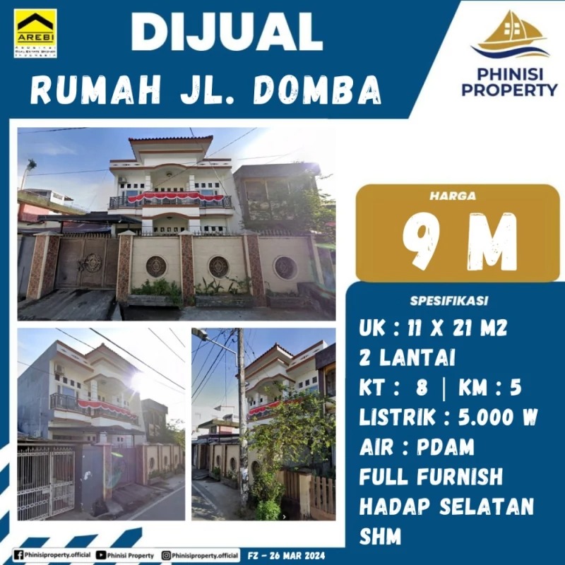 Dijual Rumah Jalan Domba