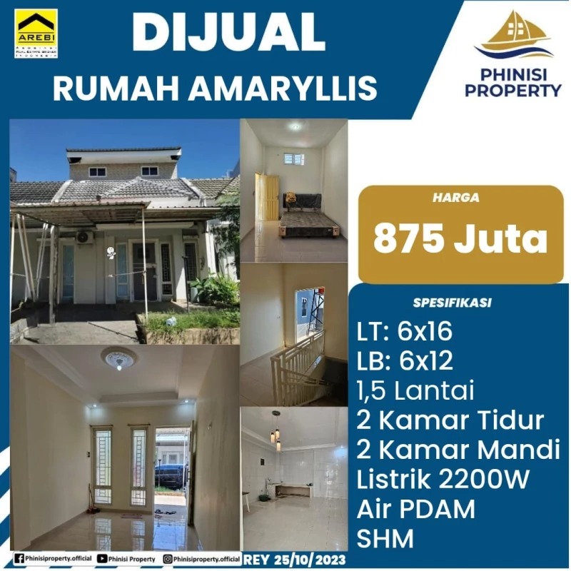 Dijual Rumah Kompleks Amarylis Tanjung Bunga