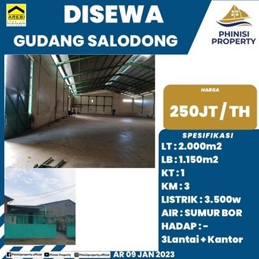 Disewa Gudang Salodong