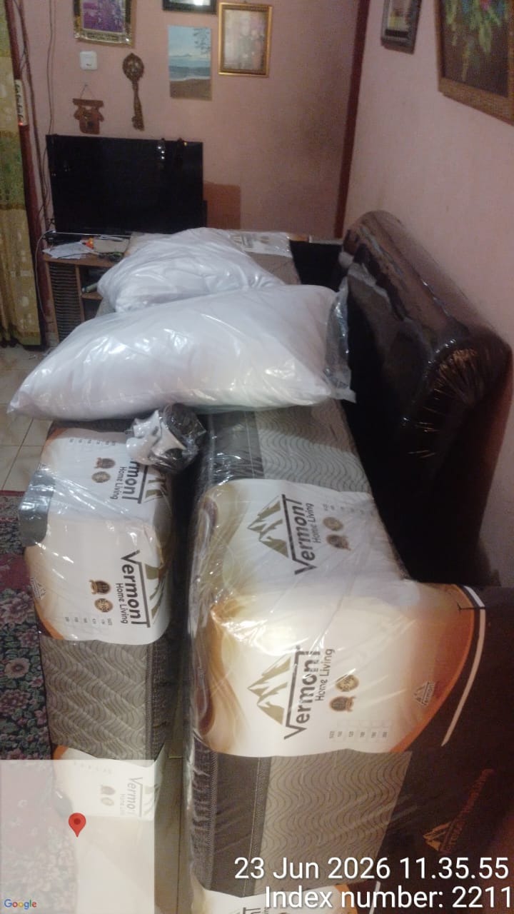 dokumentasi pengiriman springbed vermontsleep