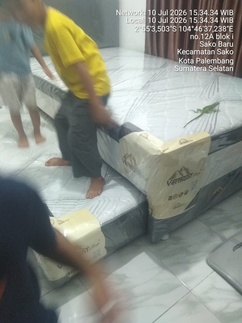 dokumentasi pengiriman springbed vermontsleep