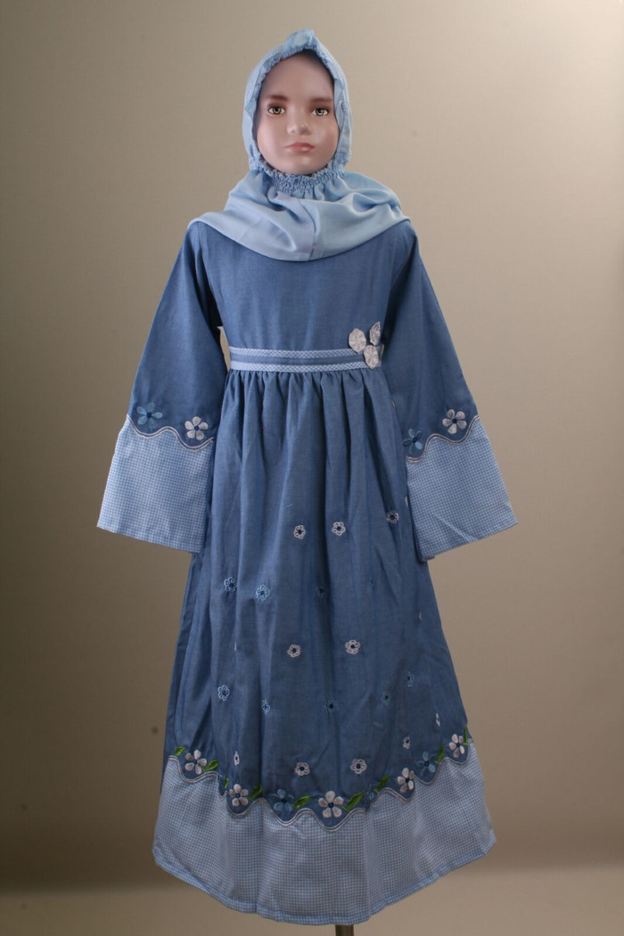 atm232 denim ukuran 2 12 tahun grosir busana baju muslim anak perempuan atm232 denim ukuran 2 12 tahun grosir busana baju muslim anak perempuan